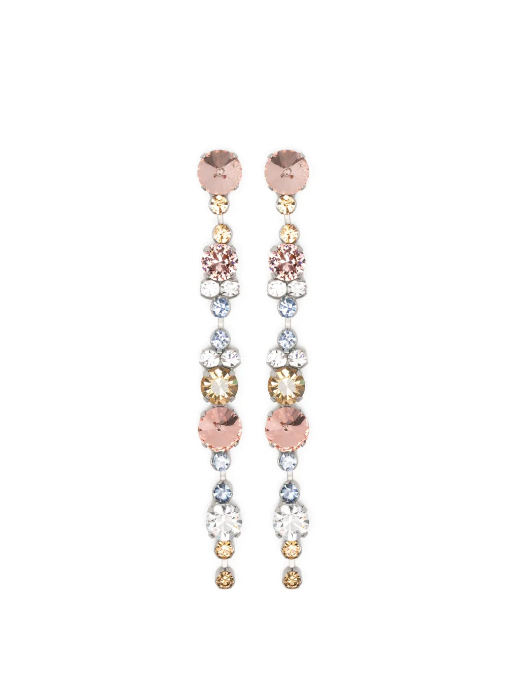 FORTE FORTE CRYSTAL PENDENT EARRINGS