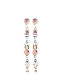 FORTE FORTE CRYSTAL PENDENT EARRINGS