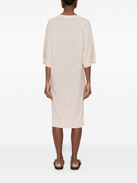 PANICALE SEQUIN V NECK DRESS