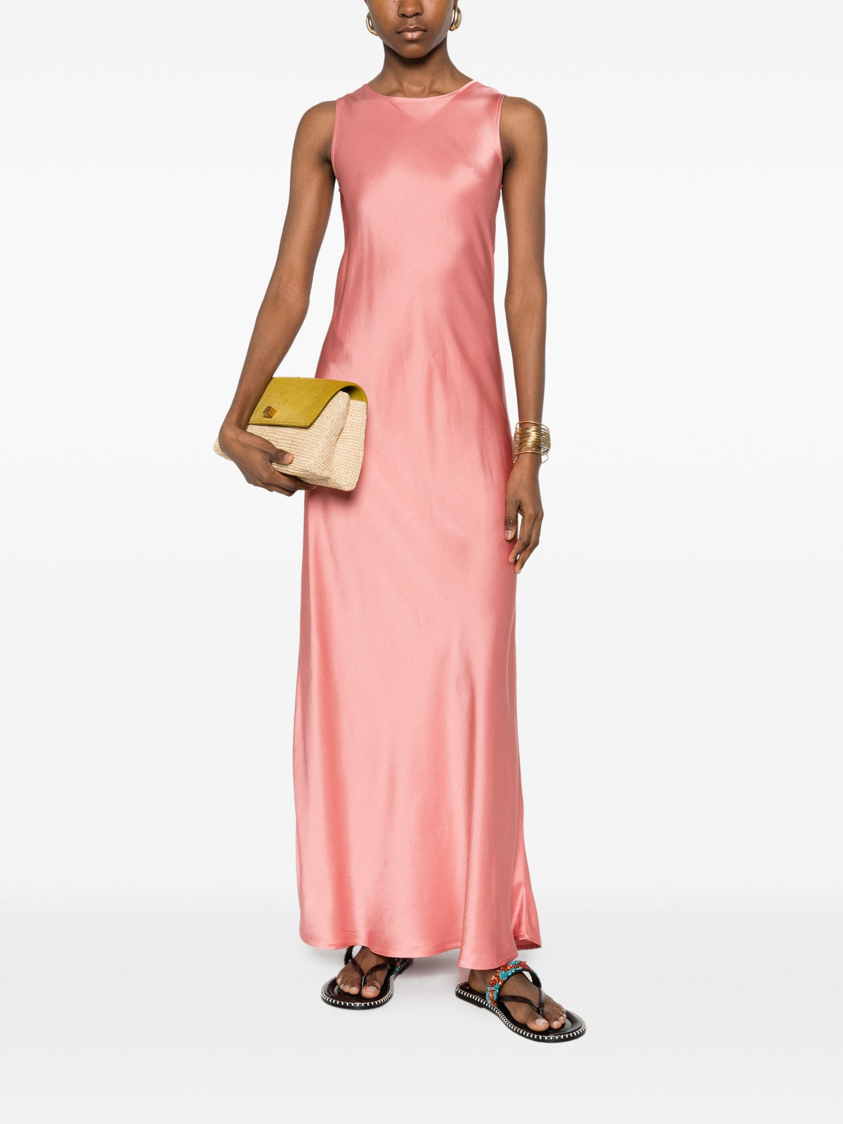 OTTODAME SATIN MAXI DRESS