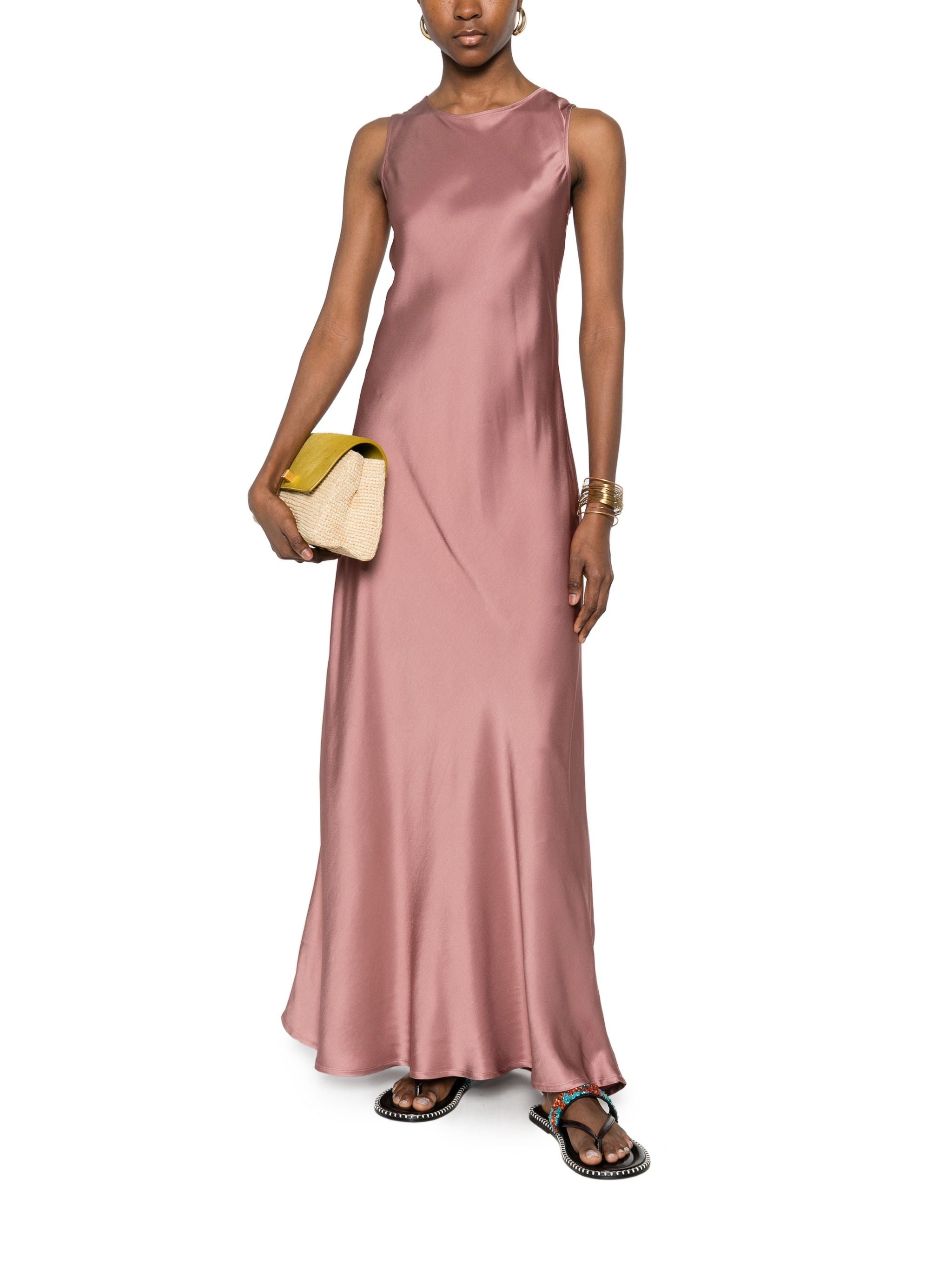 OTTODAME SATIN MAXI DRESS