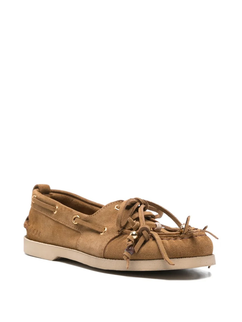 GOLDEN GOOSE FRINGES BOAT SHOES
