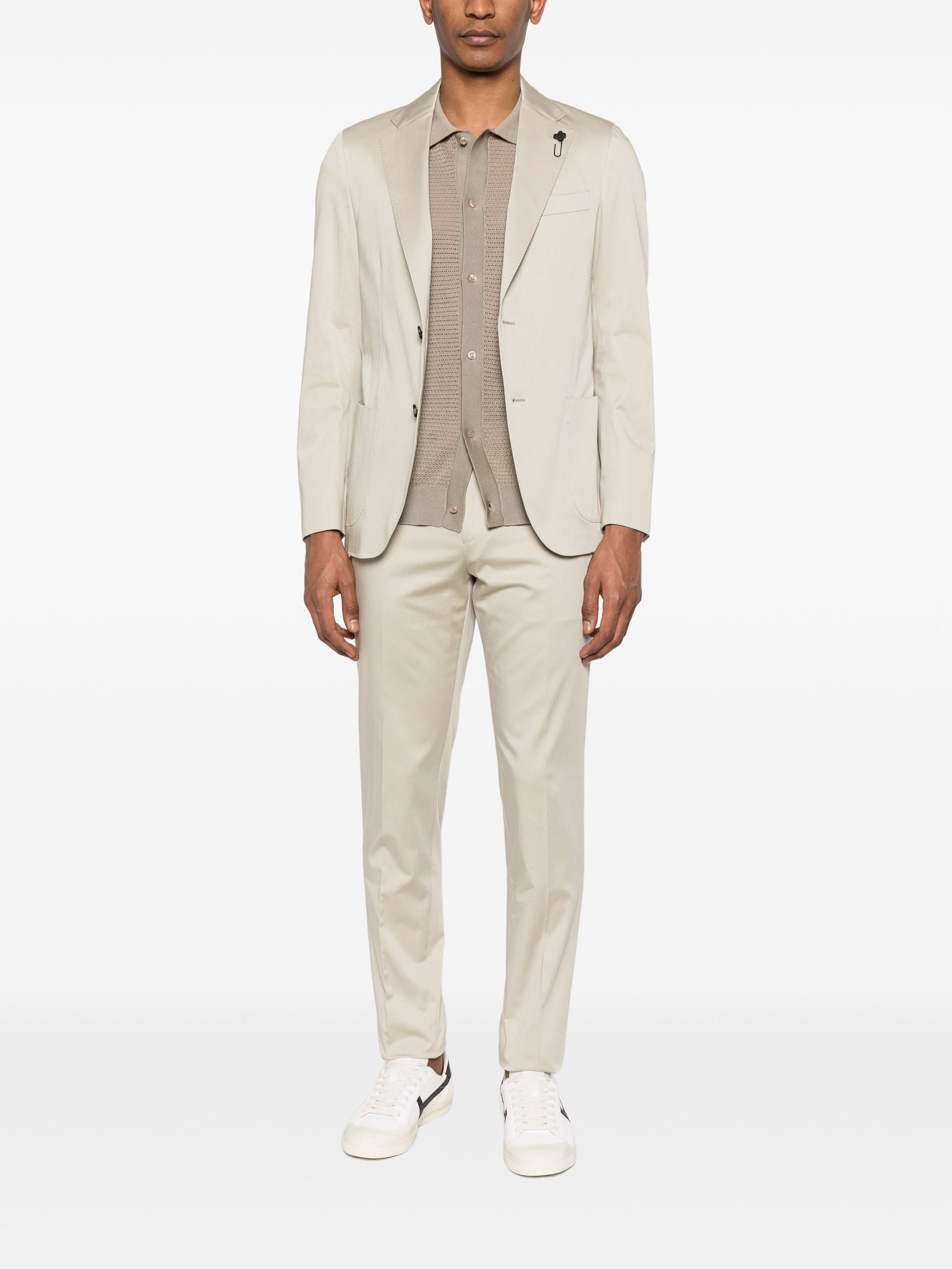 LARDINI SATIN SUIT