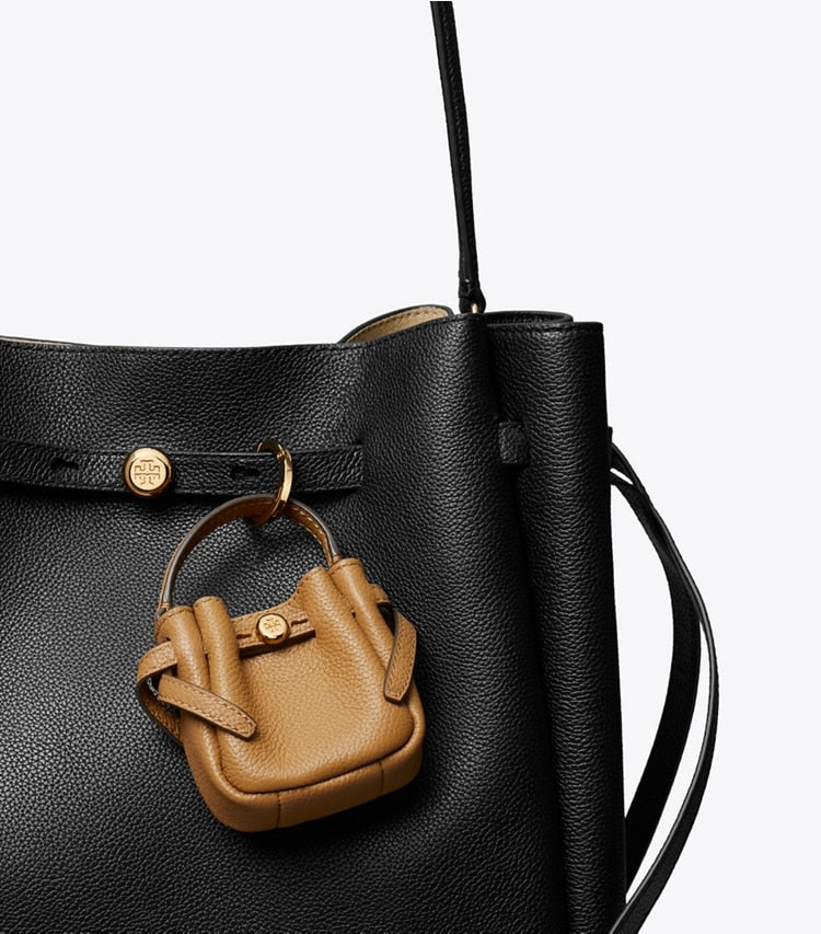 TORY BURCH ROMY BUCKET KEY FOB