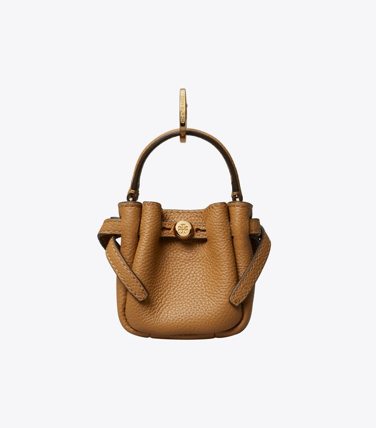 TORY BURCH ROMY BUCKET KEY FOB