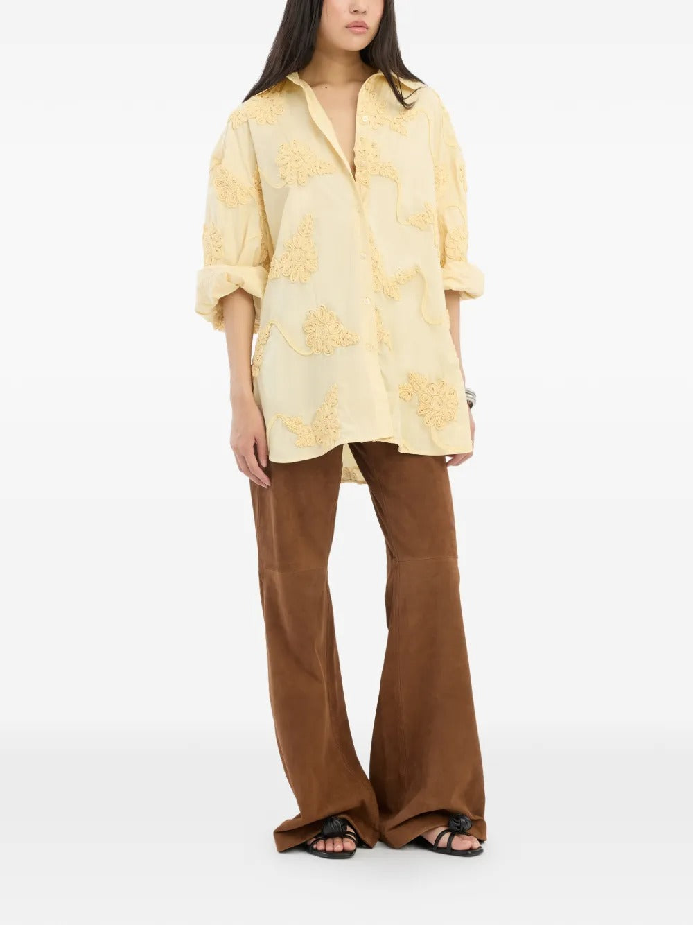 ROTATE FLOWER OVERSIZED SHIRT