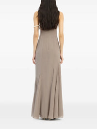 ROTATE CHIFFON MAXI STRAP DRESS