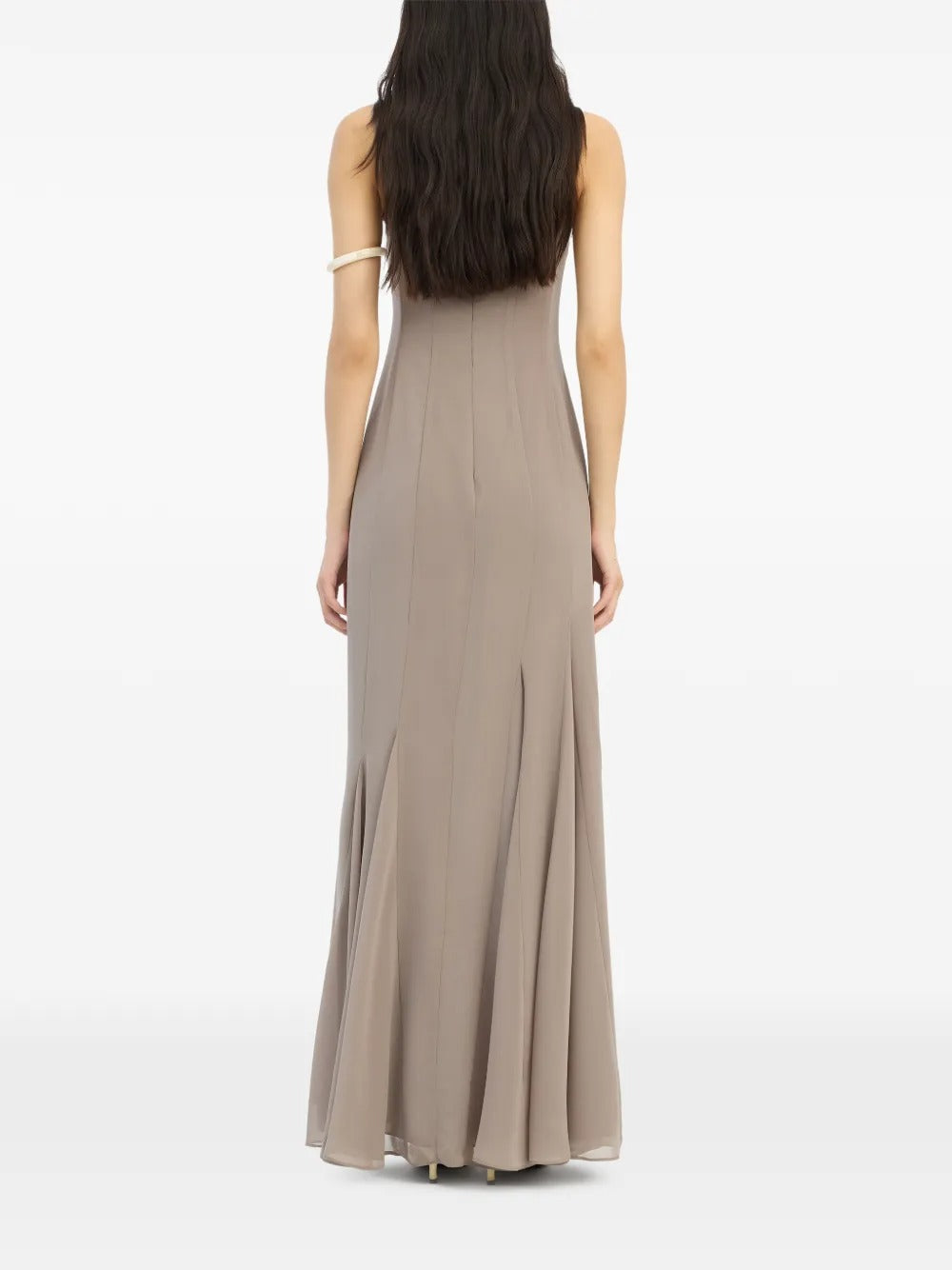 ROTATE CHIFFON MAXI STRAP DRESS