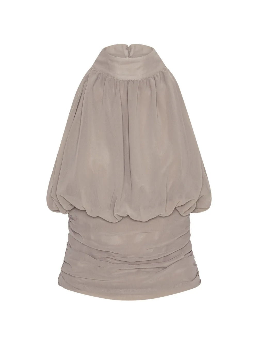 ROTATE CHIFFON RUCHED TOP