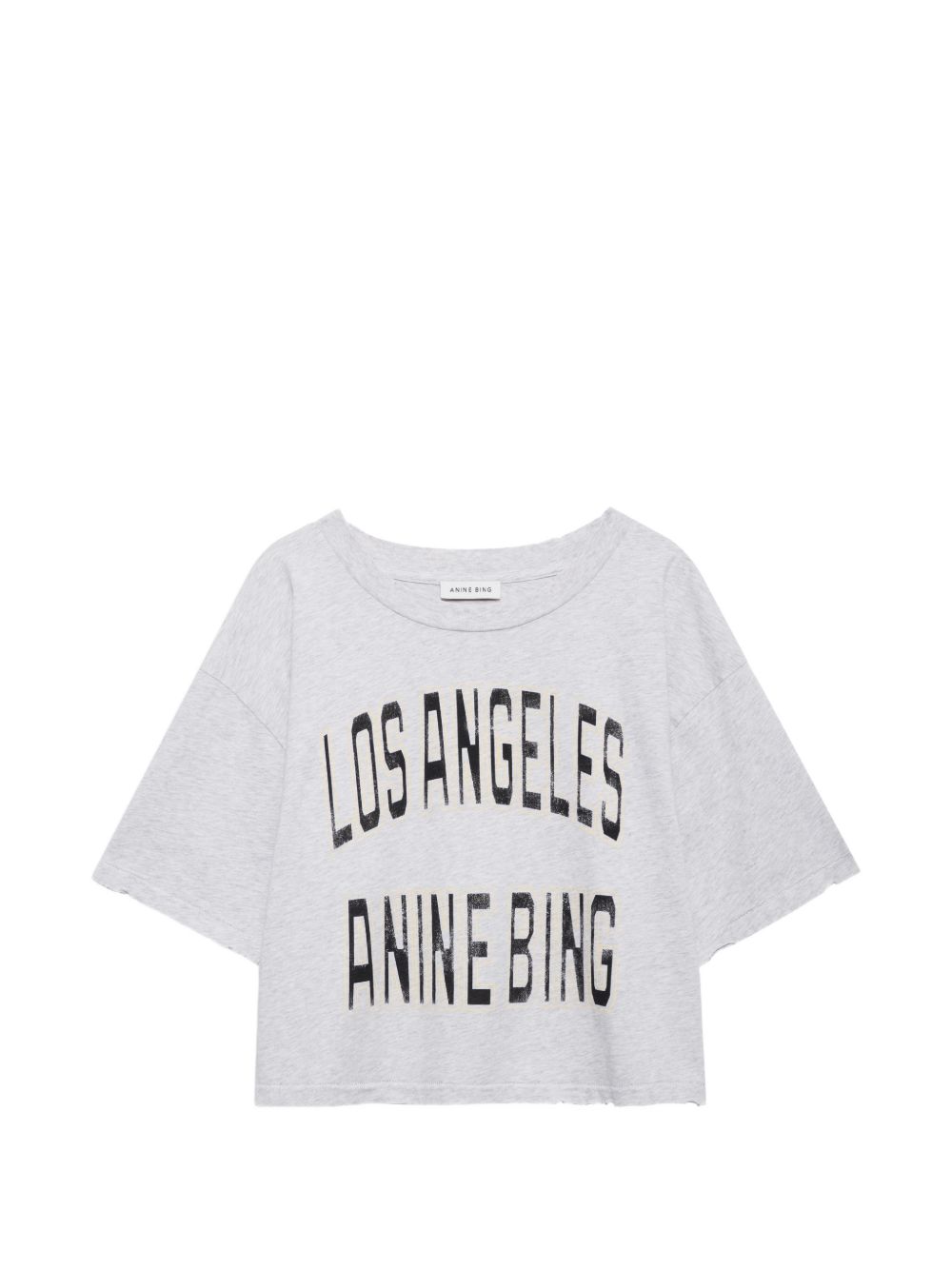 ANINE BING JOHNNY CROPPED TEE