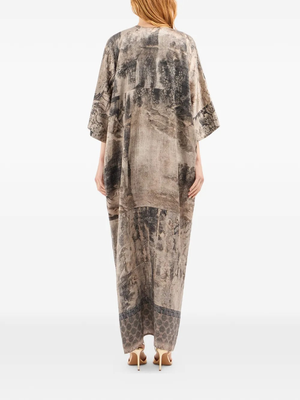 PIERRE LOUIS MASCIA PRINT KAFTAN