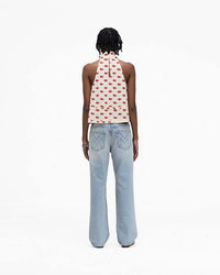 MARC JACOBS LIPS HALTERNECK TIE TOP