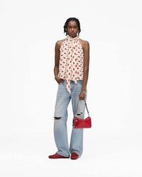 MARC JACOBS LIPS HALTERNECK TIE TOP