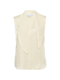 STELLA MC CARTNEY SATIN TIE TOP