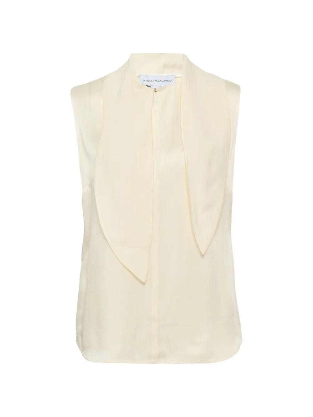STELLA MC CARTNEY SATIN TIE TOP
