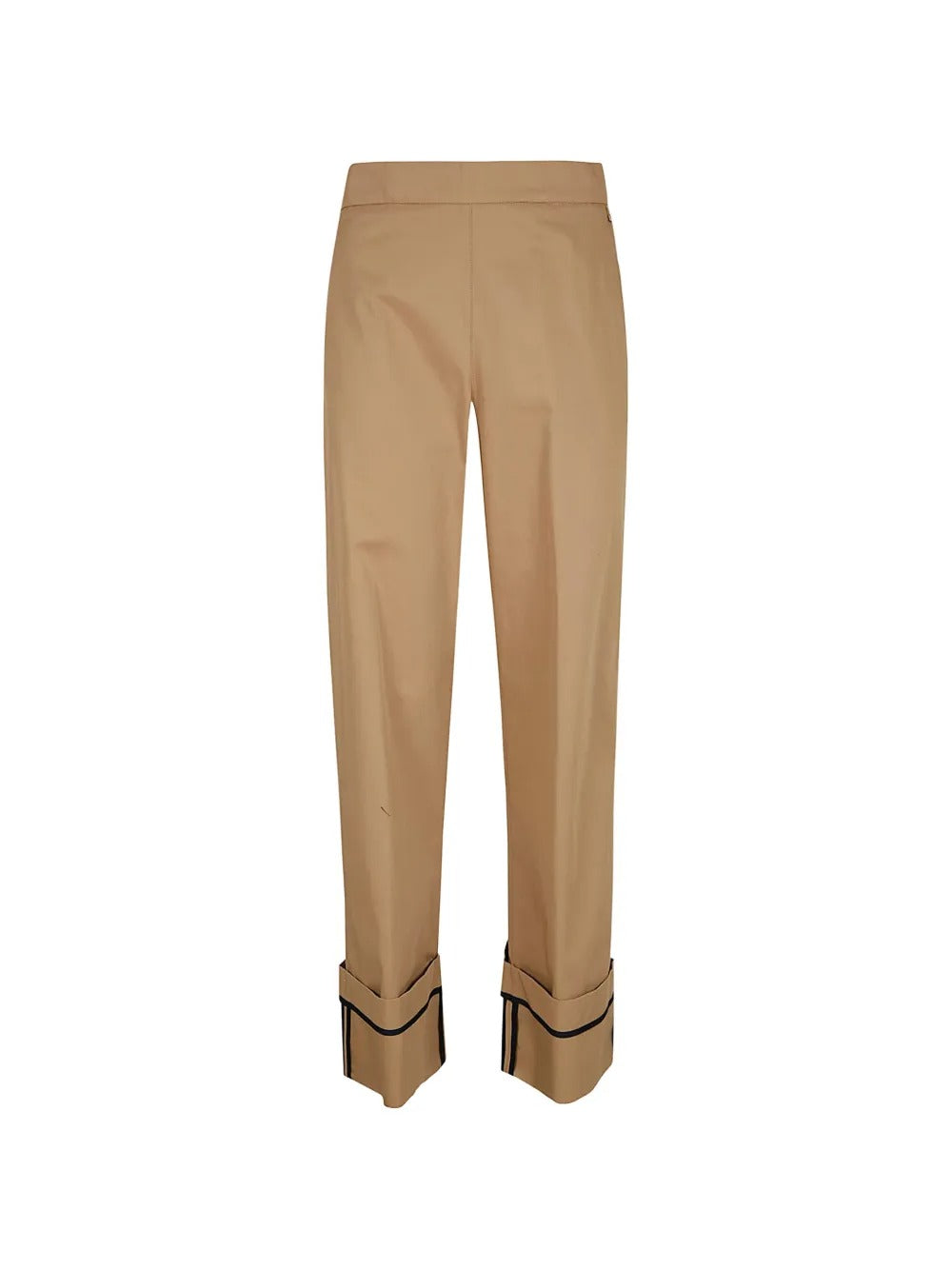 HERNO CUFFED HEM TROUSERS