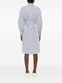 CALIBAN STRIPED SHIRT DRESS