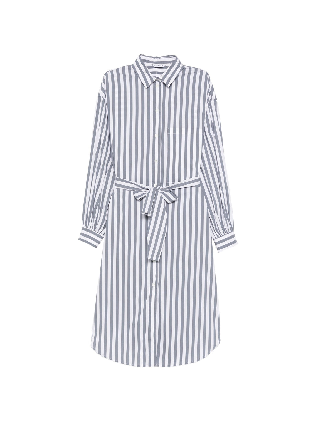 CALIBAN STRIPED SHIRT DRESS