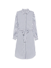 CALIBAN STRIPED SHIRT DRESS