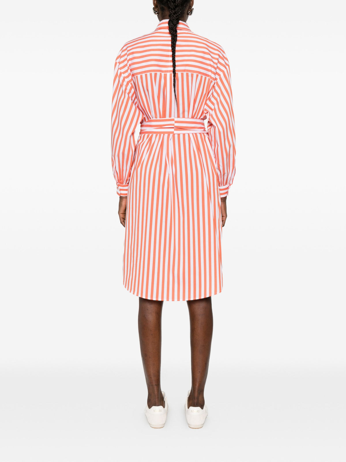 CALIBAN STRIPED SHIRT DRESS