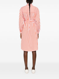 CALIBAN STRIPED SHIRT DRESS