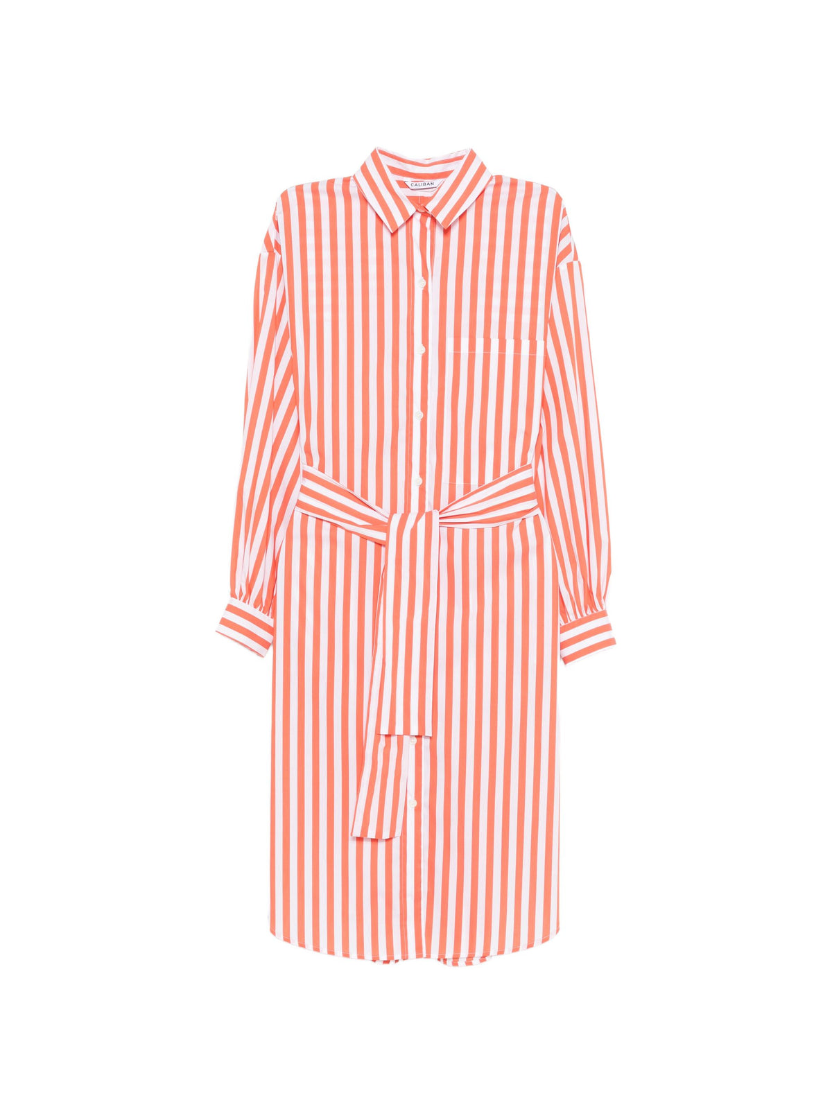 CALIBAN STRIPED SHIRT DRESS