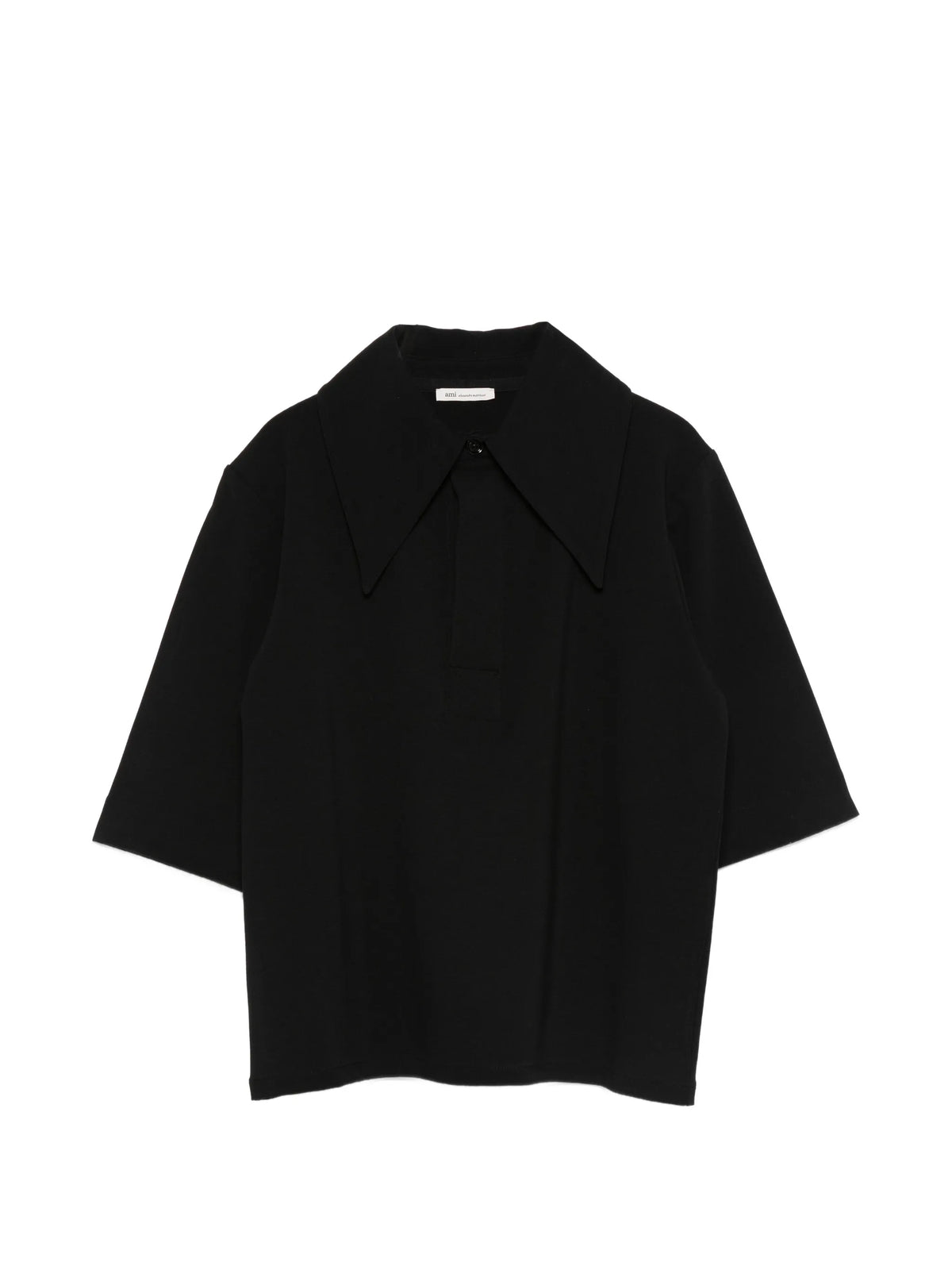 AMI PARIS PEPLUM POLO
