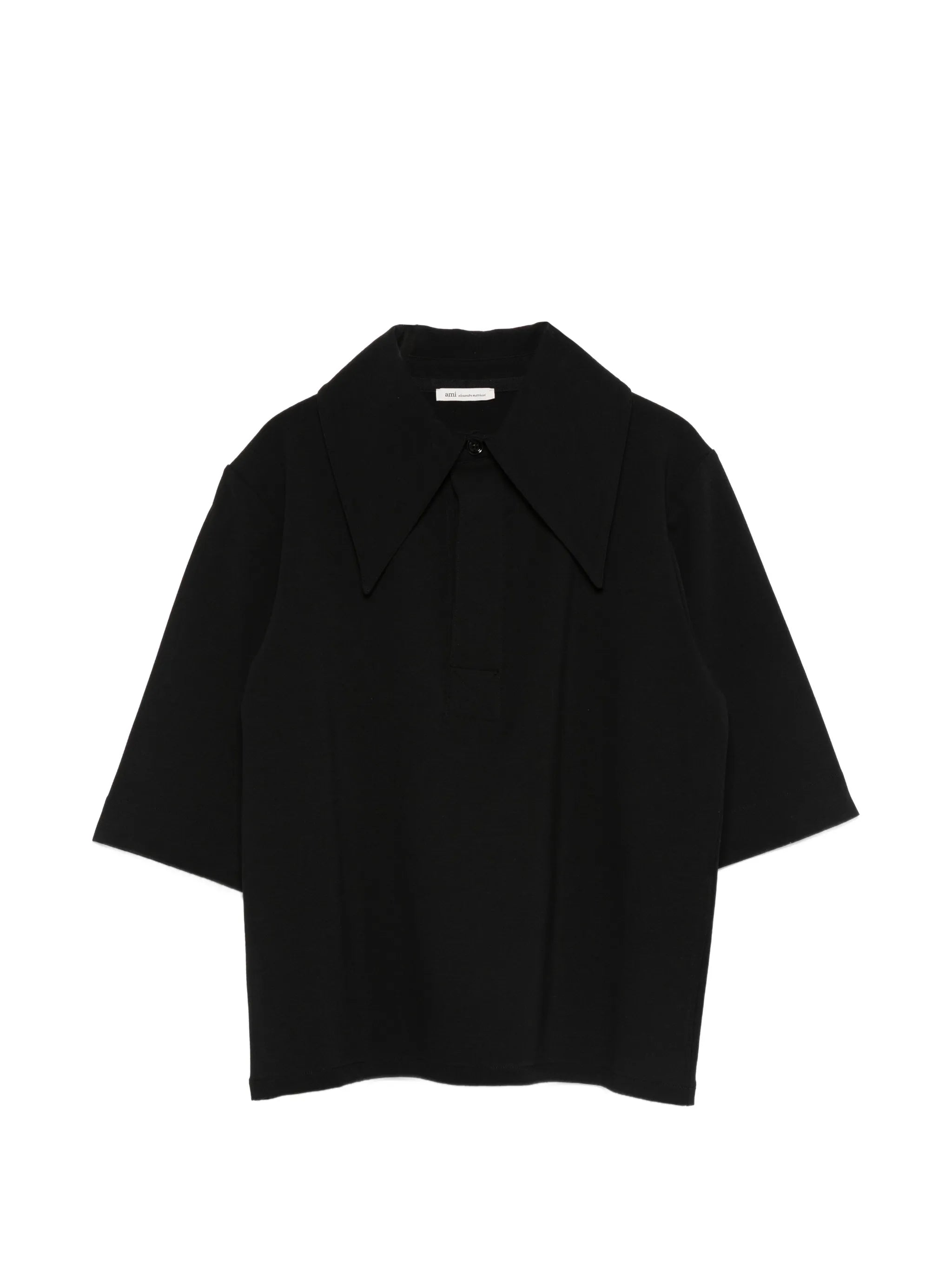 AMI PARIS PEPLUM POLO