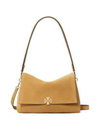 TORY BURCH CHARLIE SUEDE SHOULDER BAG