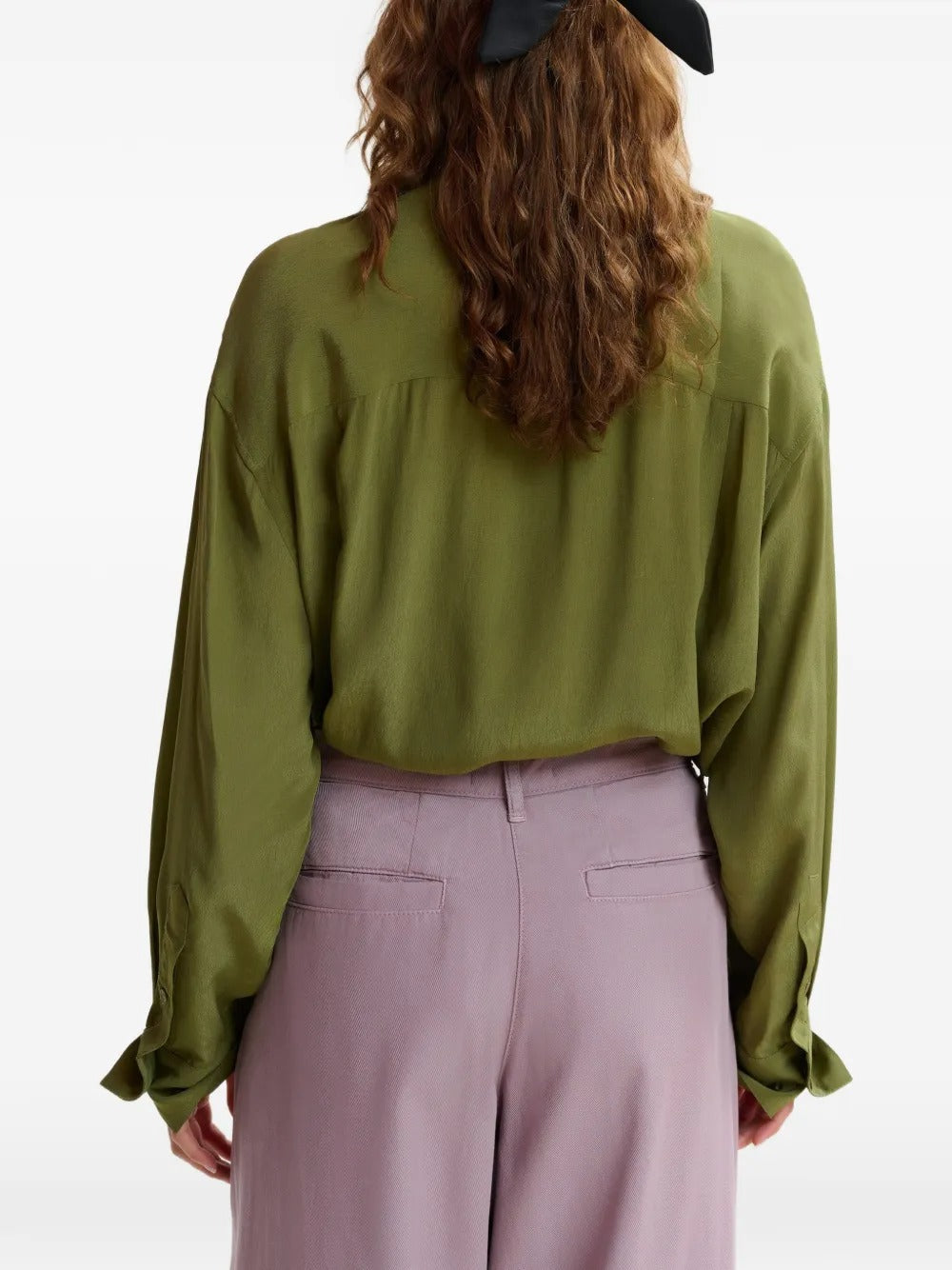 ESSENTIEL ANTWERP JORDANA NECK TIE SHIRT