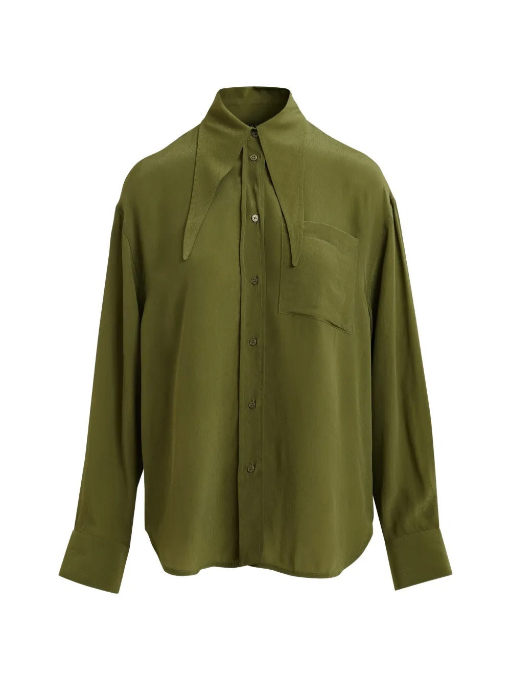 ESSENTIEL ANTWERP JORDANA NECK TIE SHIRT