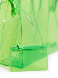 ESSENTIEL ANTWERP JANO TRANSPARENT SHOPPER BAG