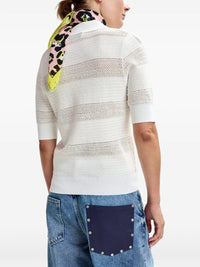 ESSENTIEL ANTWERP JARTS KNIT POLO WITH KNOTS