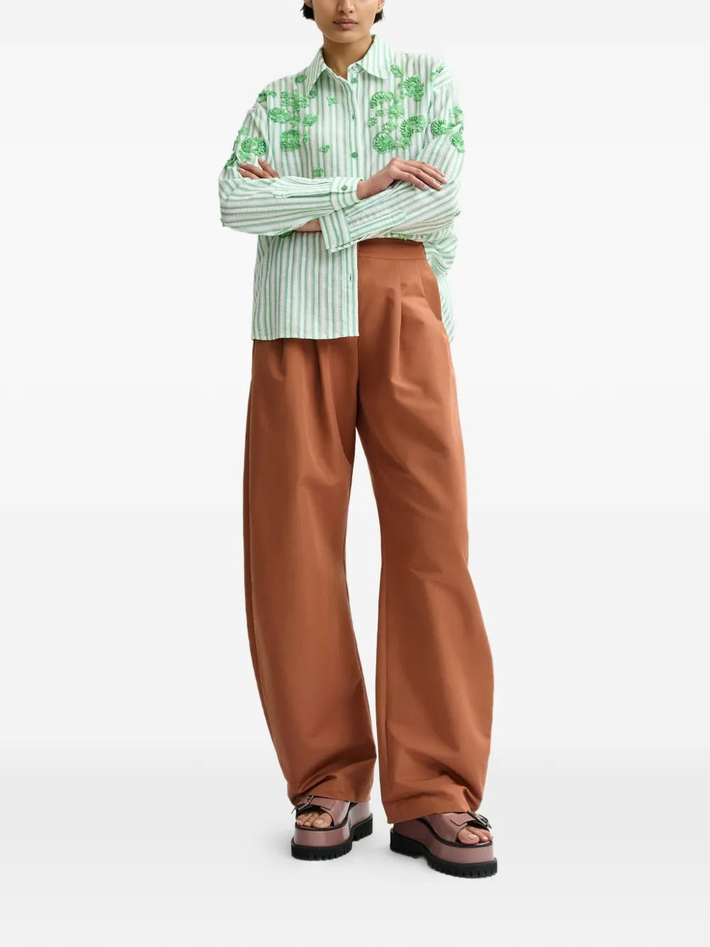 ESSENTIEL ANTWERP JULIETA EMBELLISHED SHIRT