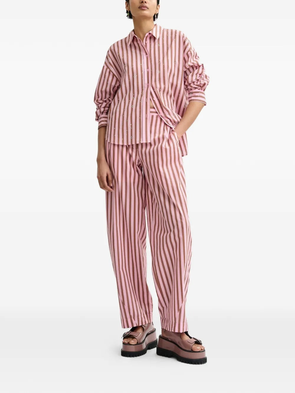 ESSENTIEL ANTWERP JELIEF RHINESTONE SHIRT