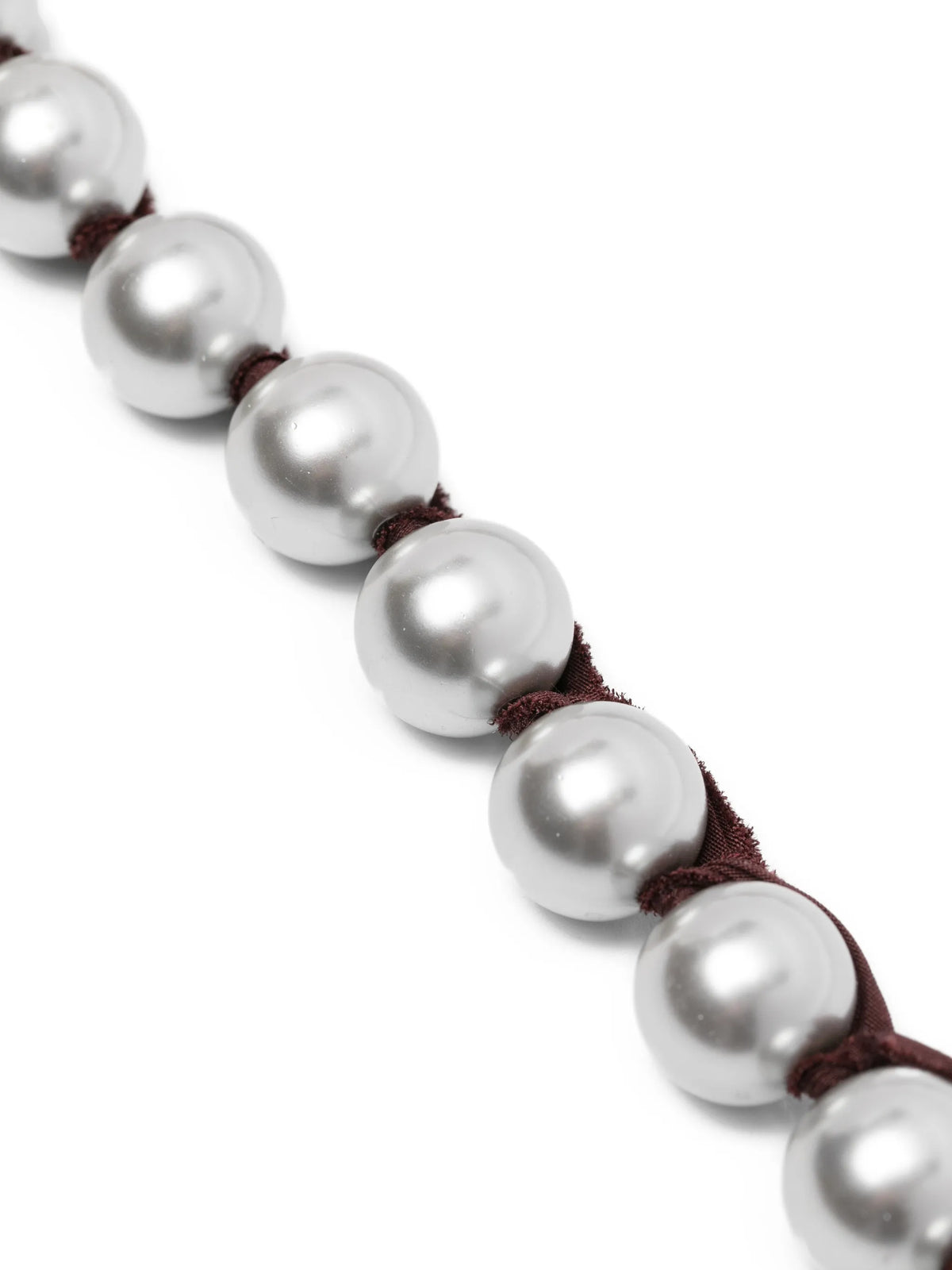 FORTE FORTE GLASS PEARLS LONG NECKLACE