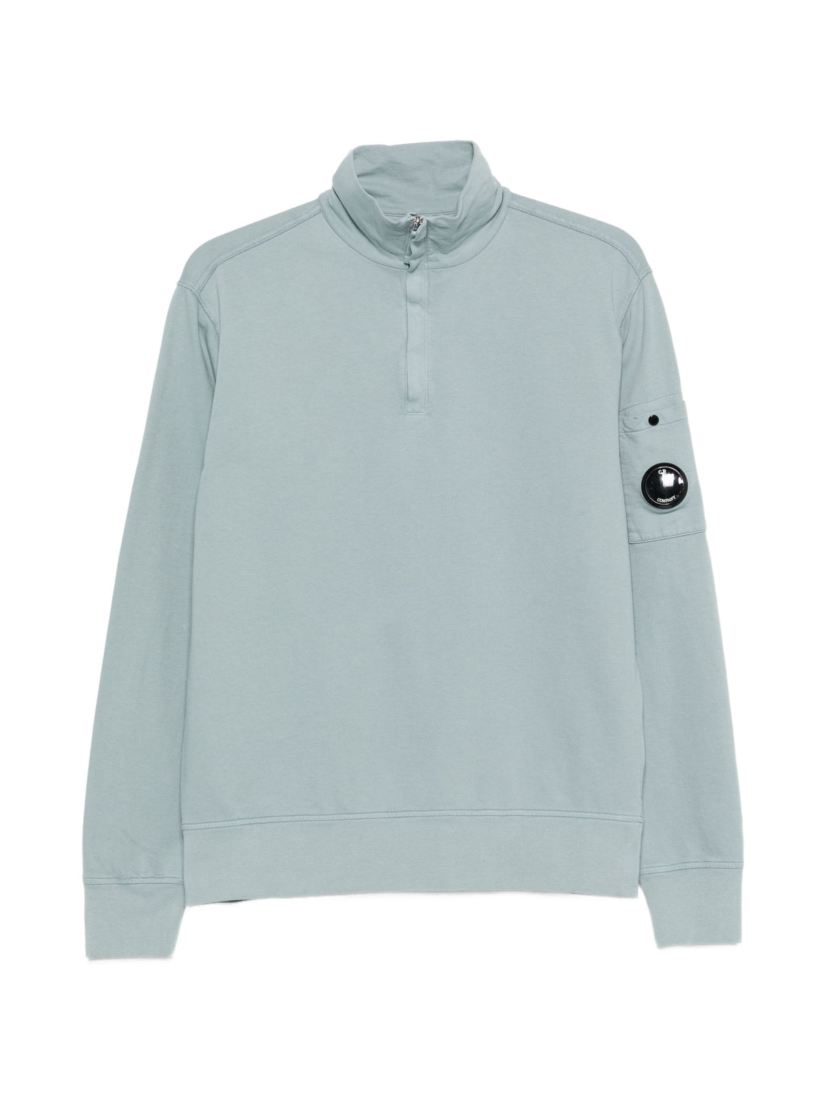 C.P. COMPANY HALF ZIP LENS SWEAT