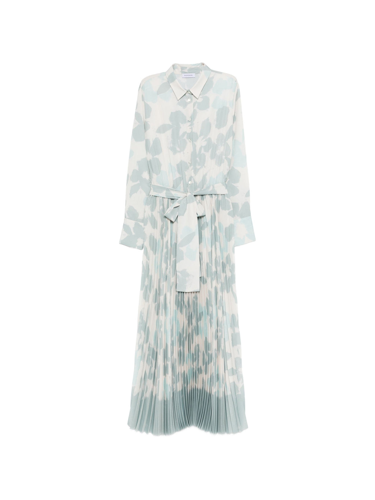 ROSSO 35 PRINT PLEATED DRESS