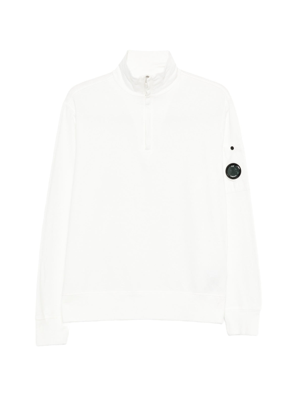 C.P. COMPANY HALF ZIP LENS SWEAT