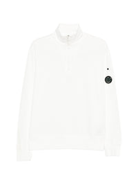 C.P. COMPANY HALF ZIP LENS SWEAT