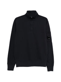 C.P. COMPANY HALF ZIP LENS SWEAT