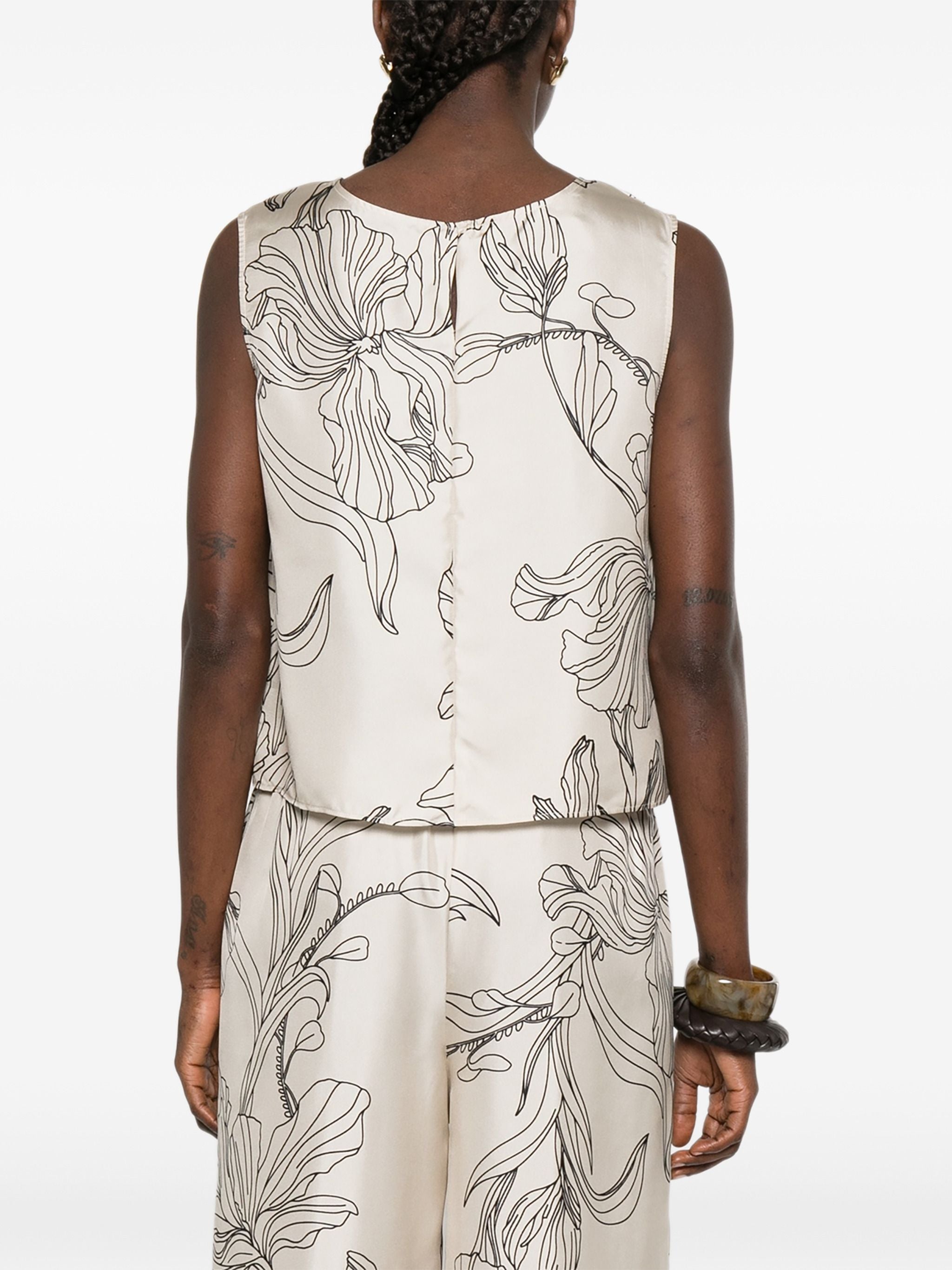 ROSSO 35 FLORAL TOP
