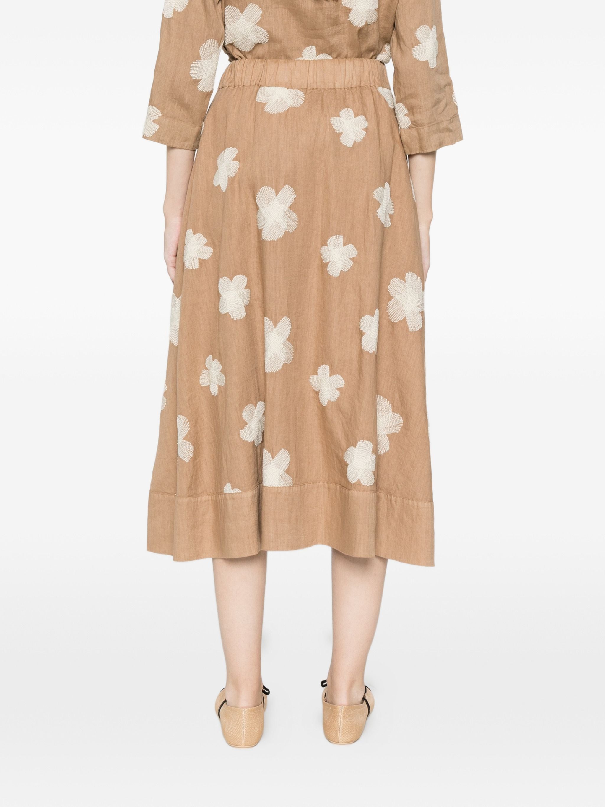 ROSSO 35 FLORAL SKIRT