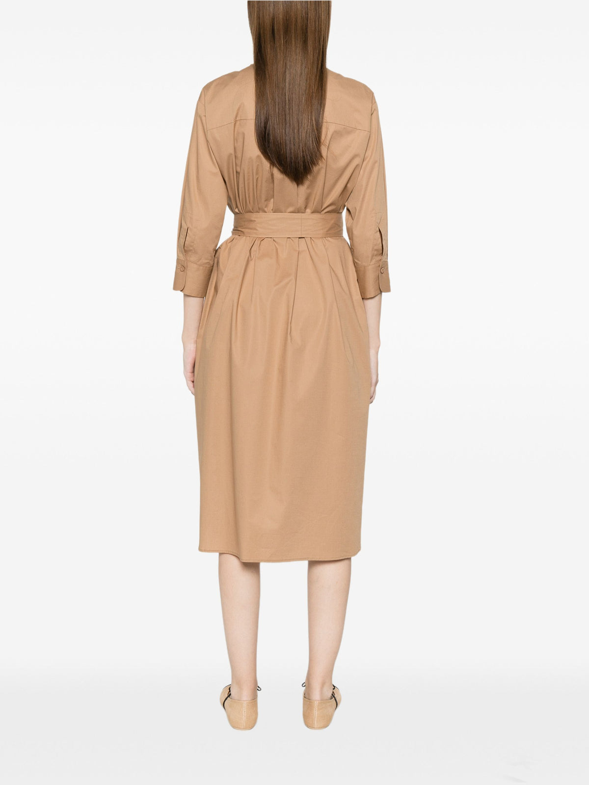 ROSSO 35 BELTED SHIRT DRESS