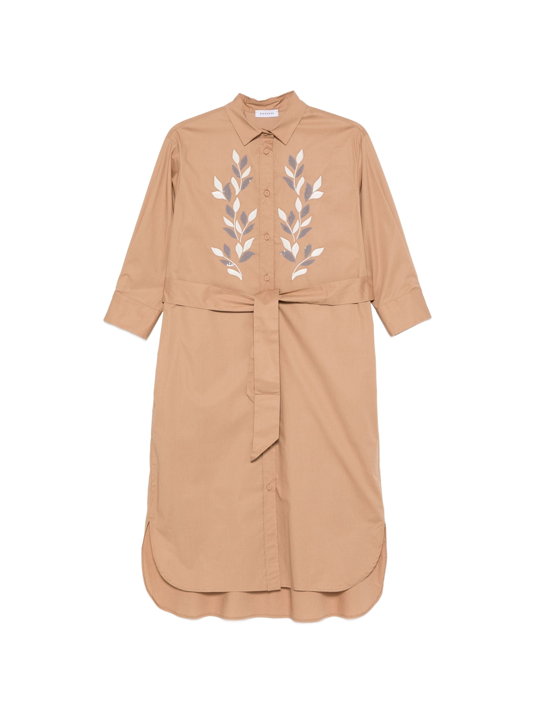 ROSSO 35 BELTED SHIRT DRESS