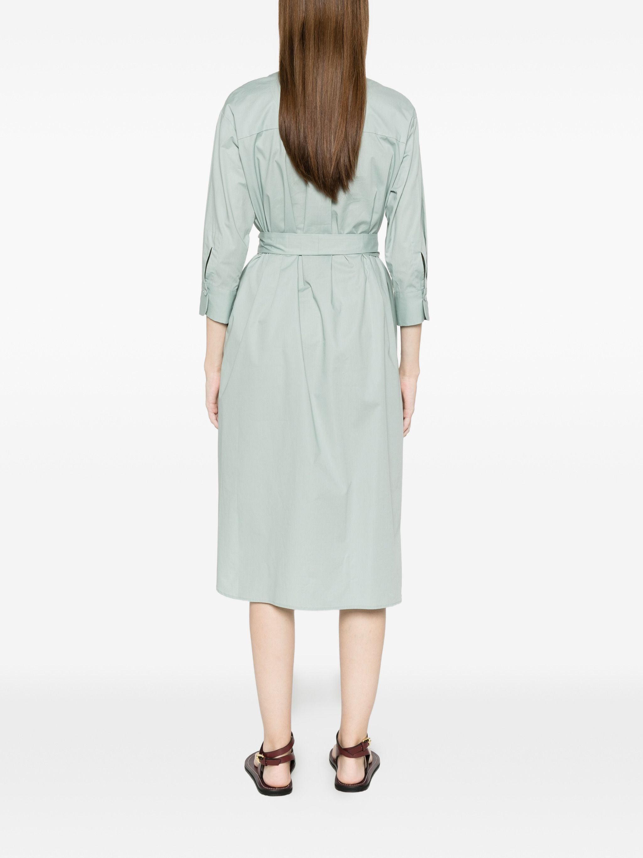 ROSSO 35 BELTED SHIRT DRESS