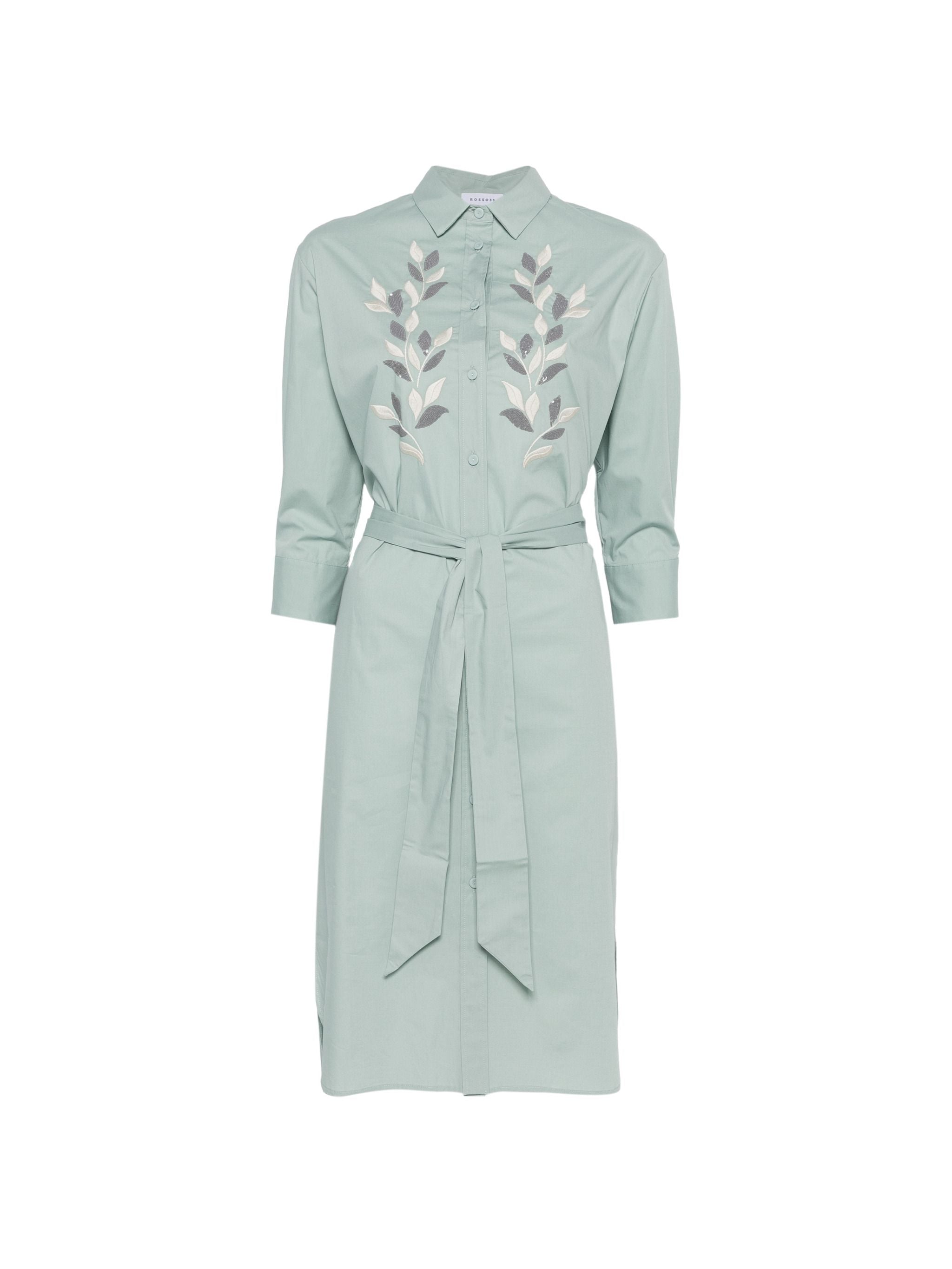 ROSSO 35 BELTED SHIRT DRESS