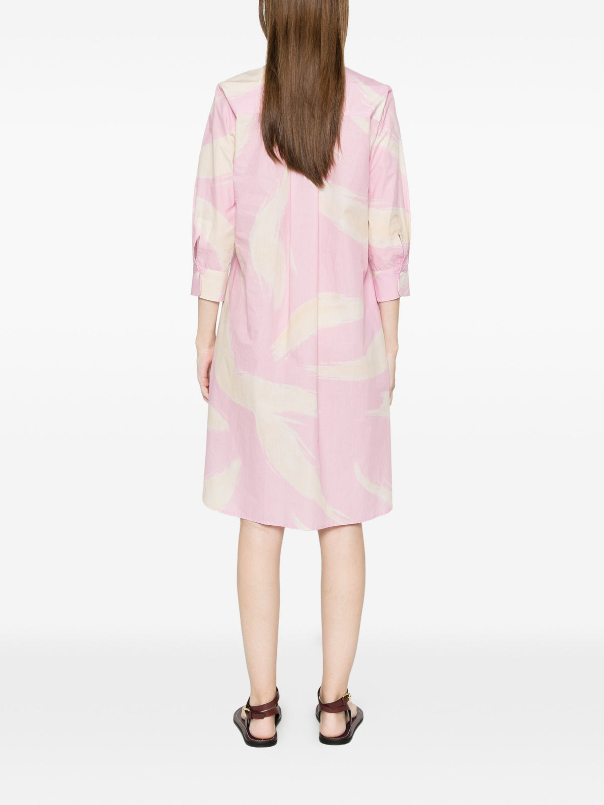 ROSSO 35 PRINTED SHIRT DRESS