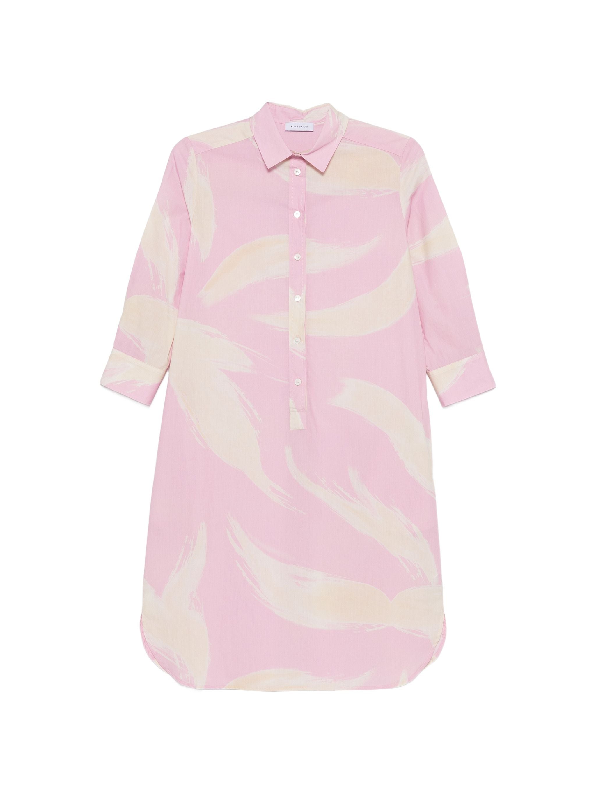 ROSSO 35 PRINTED SHIRT DRESS