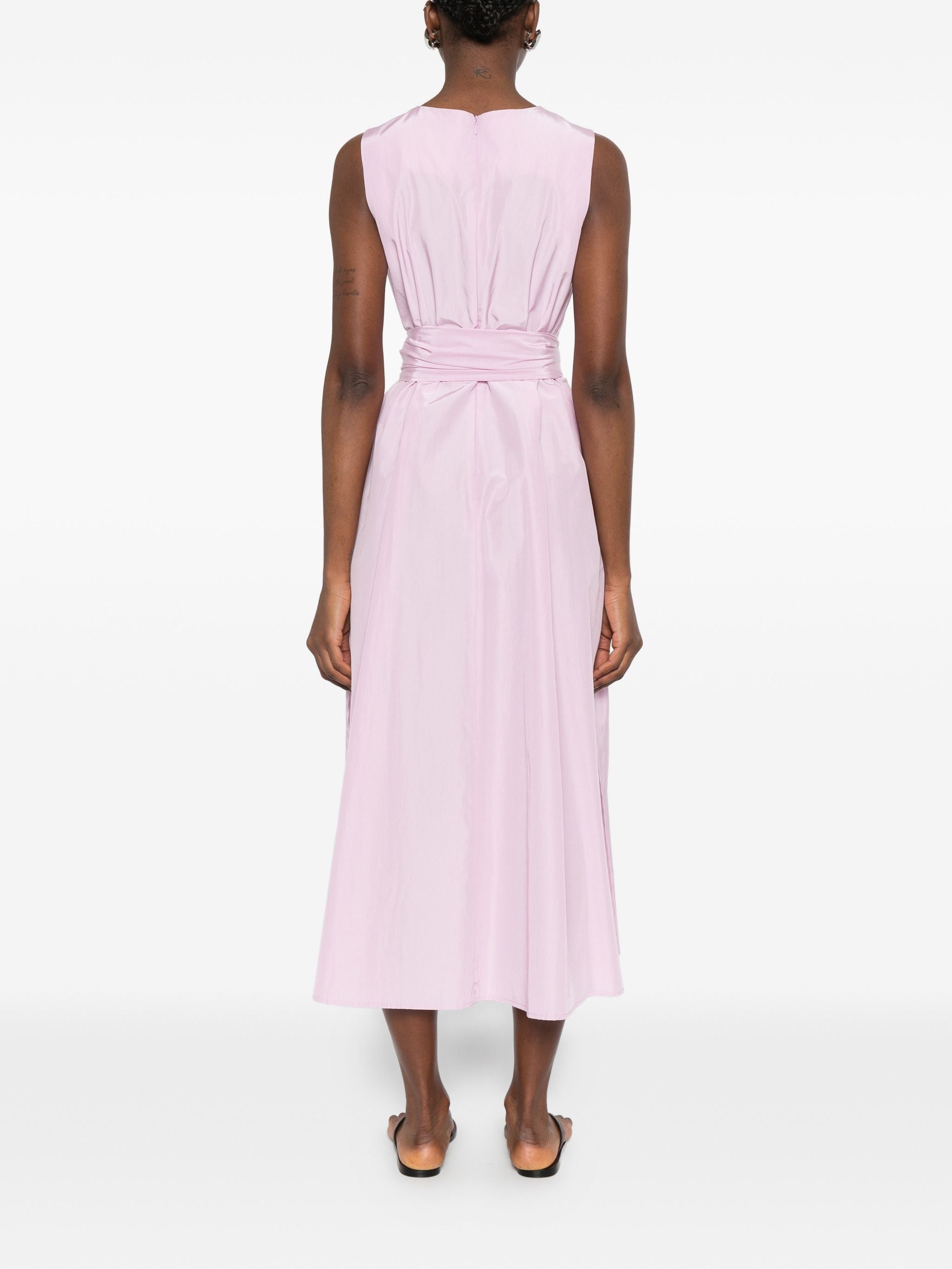 ROSSO 35 BOW MIDI DRESS